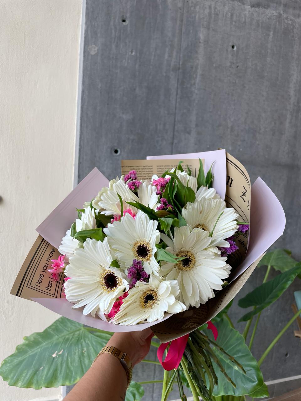 BOUQUET GERBERAS.